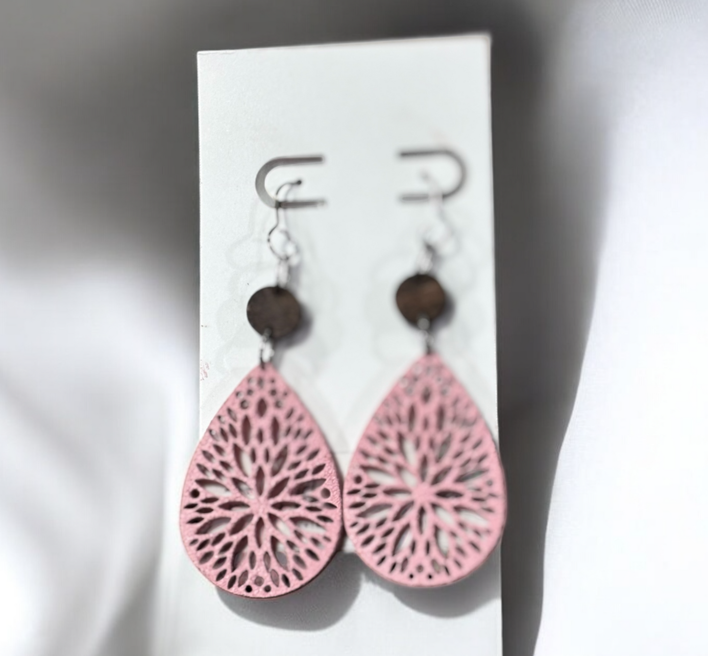 Rustic Romance Lace-Cut Teardrops - Handmade Bride’s Something New