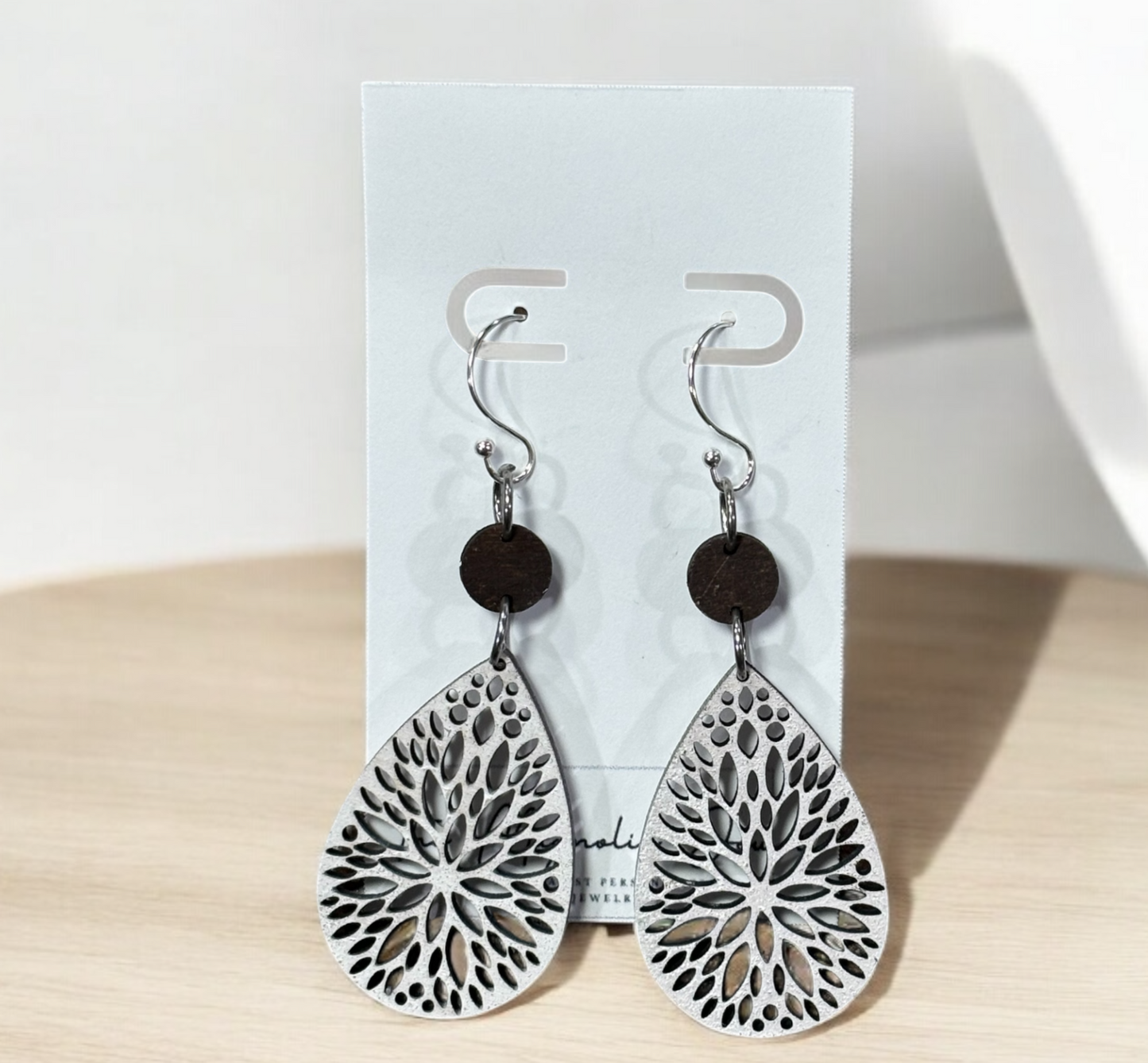 Rustic Romance Lace-Cut Teardrops - Handmade Bride’s Something New