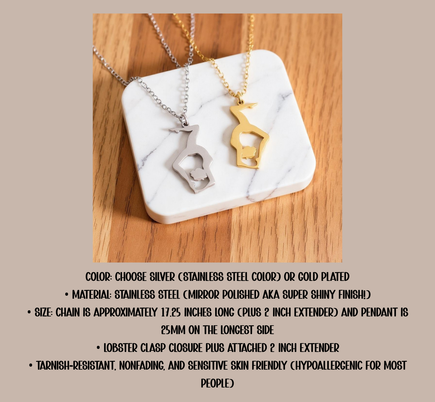 Personalized Gymnastics Necklace – Custom Engraved Pendant Gift for Gymnasts, Moms & Coaches