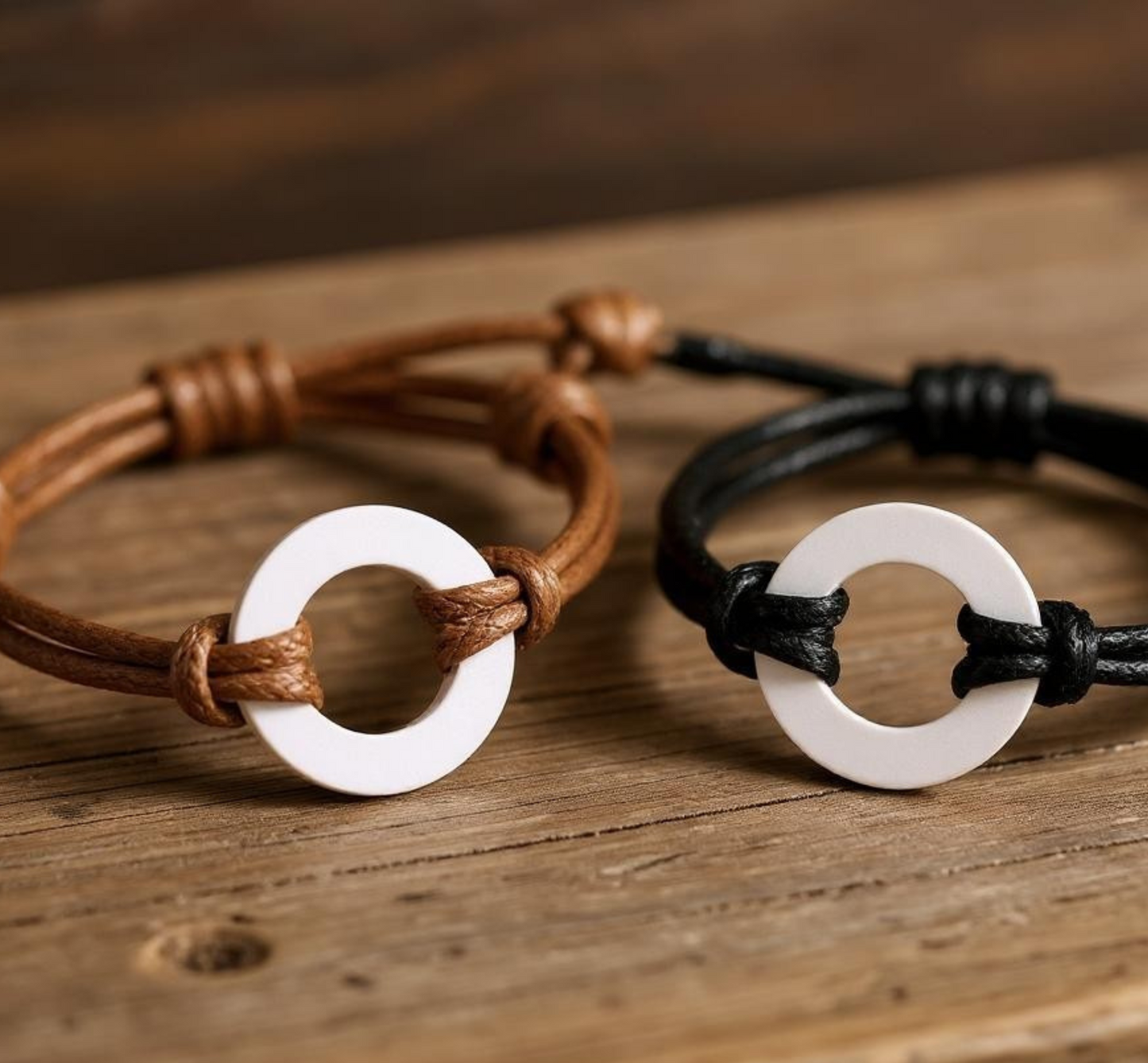 Personalized Men’s Woven Engraved Bracelet – Custom Name Adjustable Cord Bracelet Gift for Him, Husband, Dad, or Boyfriend